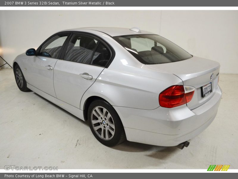 Titanium Silver Metallic / Black 2007 BMW 3 Series 328i Sedan