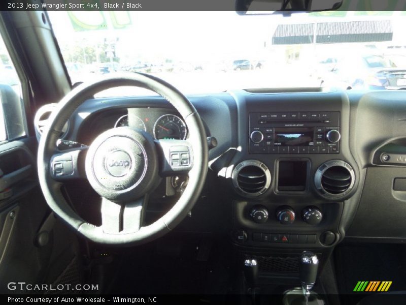 Black / Black 2013 Jeep Wrangler Sport 4x4
