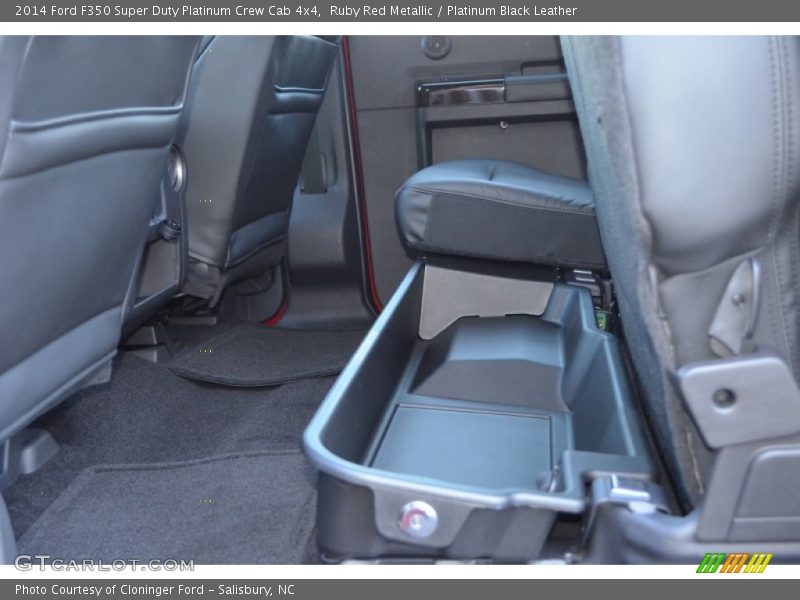 Ruby Red Metallic / Platinum Black Leather 2014 Ford F350 Super Duty Platinum Crew Cab 4x4