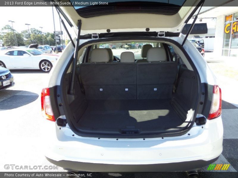 White Suede / Medium Light Stone 2013 Ford Edge Limited