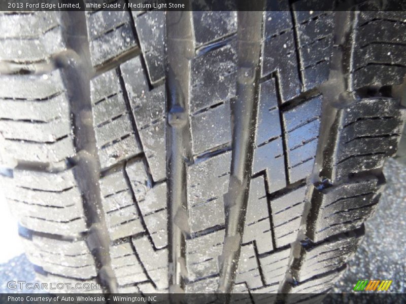 White Suede / Medium Light Stone 2013 Ford Edge Limited