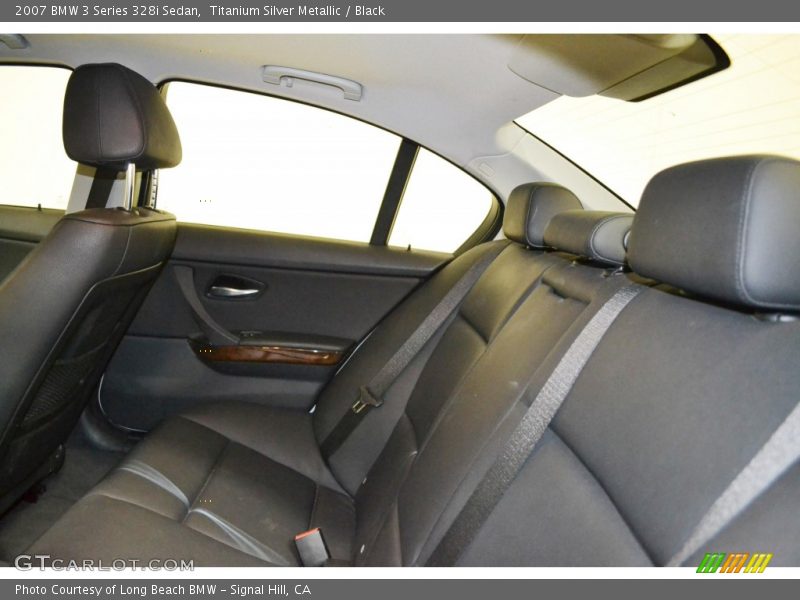 Titanium Silver Metallic / Black 2007 BMW 3 Series 328i Sedan