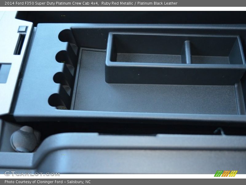 Ruby Red Metallic / Platinum Black Leather 2014 Ford F350 Super Duty Platinum Crew Cab 4x4
