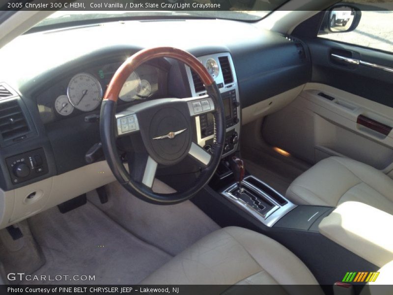 Cool Vanilla / Dark Slate Gray/Light Graystone 2005 Chrysler 300 C HEMI