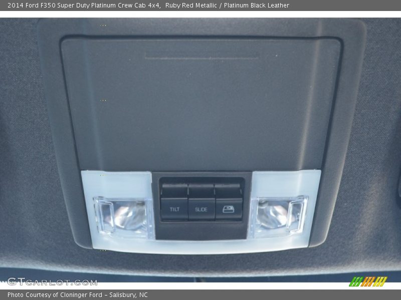 Ruby Red Metallic / Platinum Black Leather 2014 Ford F350 Super Duty Platinum Crew Cab 4x4