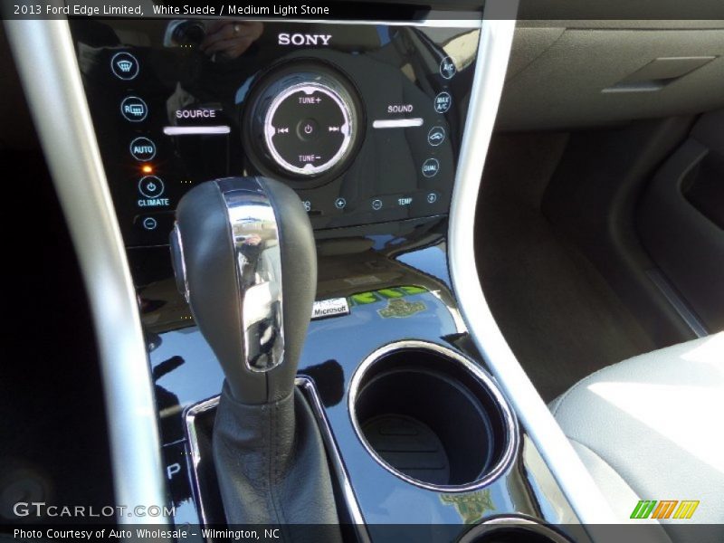 White Suede / Medium Light Stone 2013 Ford Edge Limited