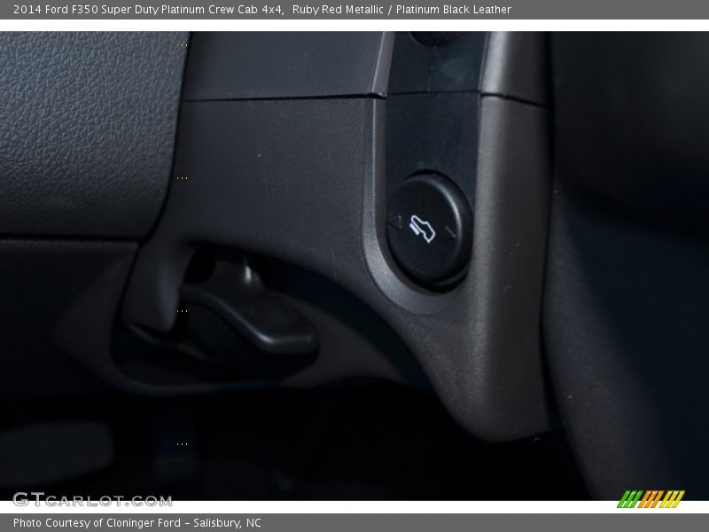 Ruby Red Metallic / Platinum Black Leather 2014 Ford F350 Super Duty Platinum Crew Cab 4x4