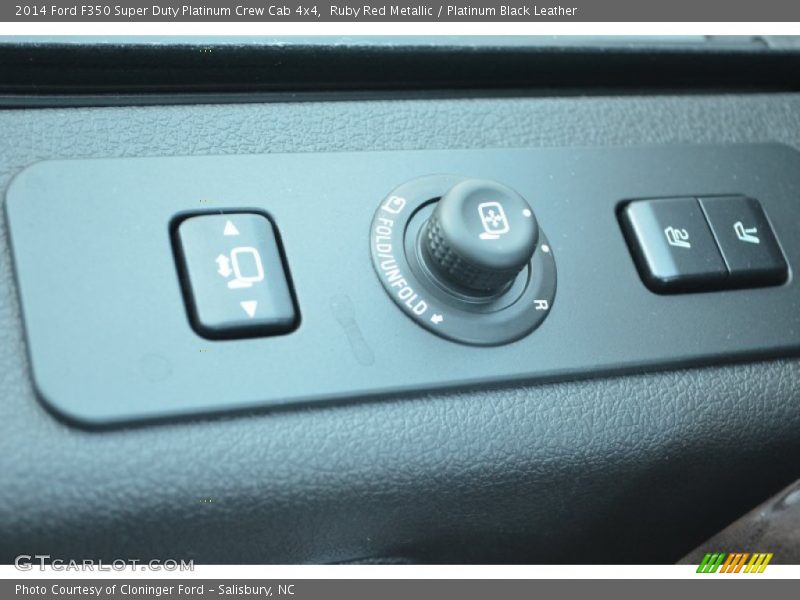 Ruby Red Metallic / Platinum Black Leather 2014 Ford F350 Super Duty Platinum Crew Cab 4x4