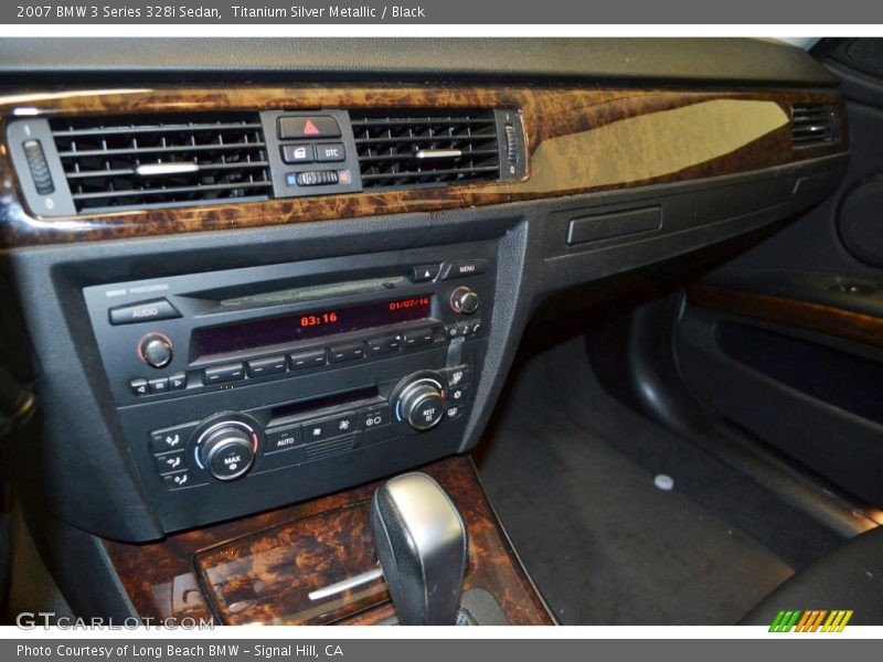 Titanium Silver Metallic / Black 2007 BMW 3 Series 328i Sedan