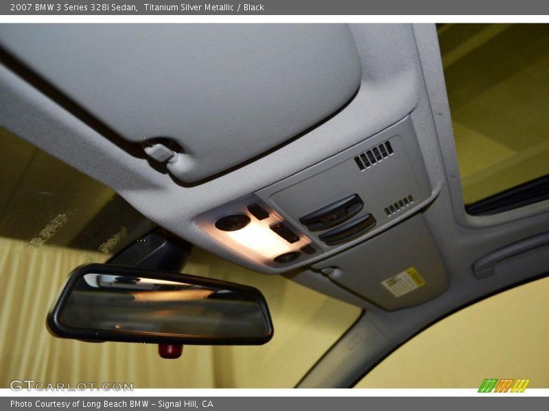 Titanium Silver Metallic / Black 2007 BMW 3 Series 328i Sedan