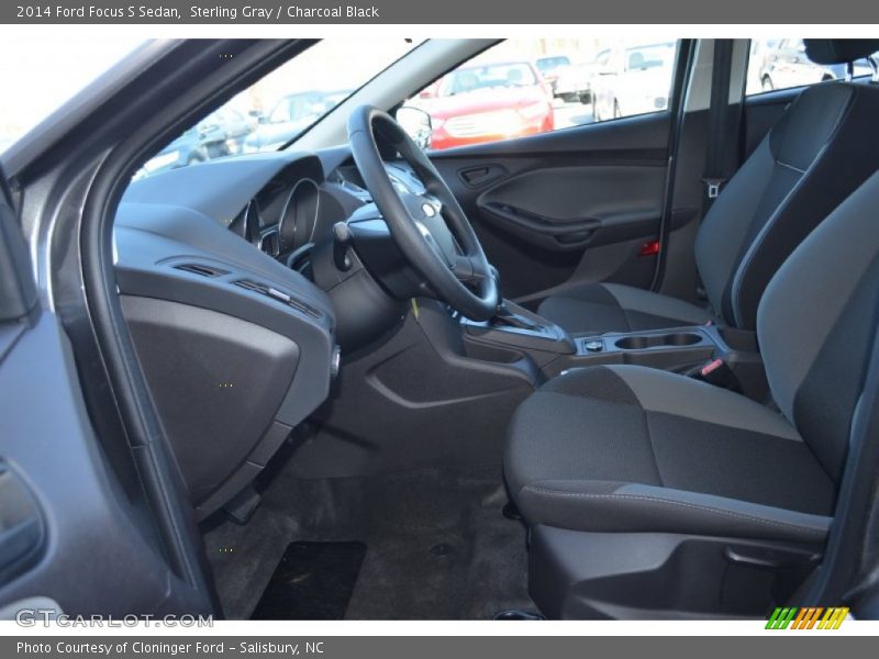 Sterling Gray / Charcoal Black 2014 Ford Focus S Sedan