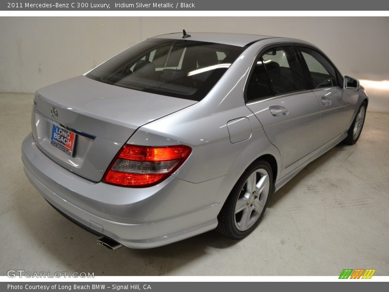 Iridium Silver Metallic / Black 2011 Mercedes-Benz C 300 Luxury