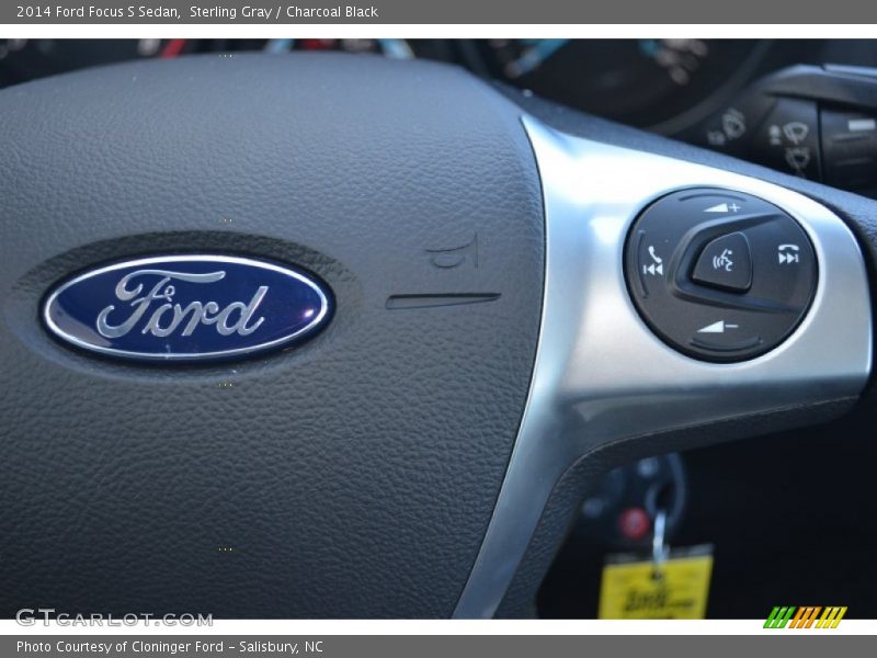 Sterling Gray / Charcoal Black 2014 Ford Focus S Sedan