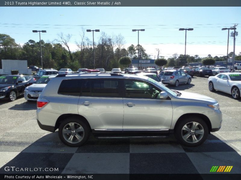 Classic Silver Metallic / Ash 2013 Toyota Highlander Limited 4WD