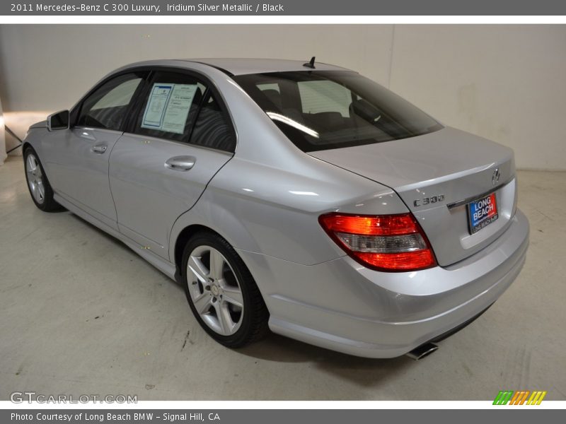 Iridium Silver Metallic / Black 2011 Mercedes-Benz C 300 Luxury