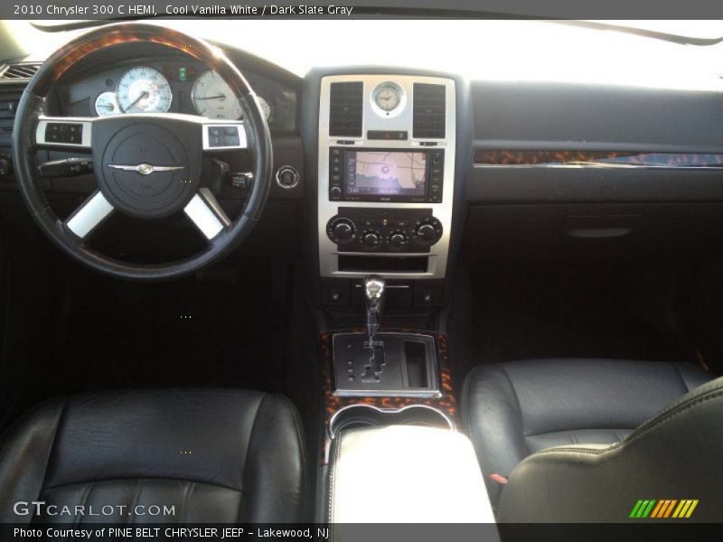 Cool Vanilla White / Dark Slate Gray 2010 Chrysler 300 C HEMI