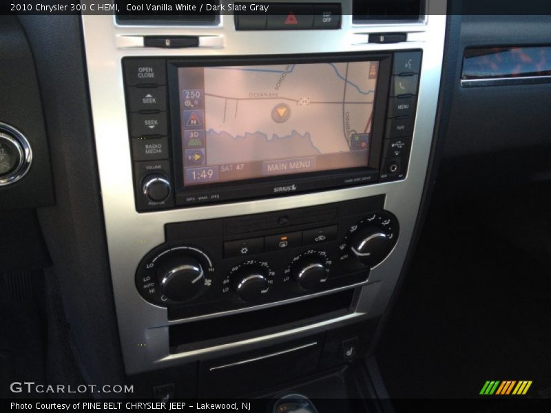 Cool Vanilla White / Dark Slate Gray 2010 Chrysler 300 C HEMI