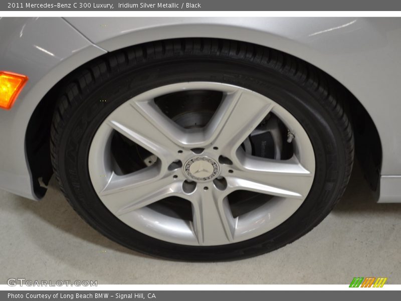Iridium Silver Metallic / Black 2011 Mercedes-Benz C 300 Luxury