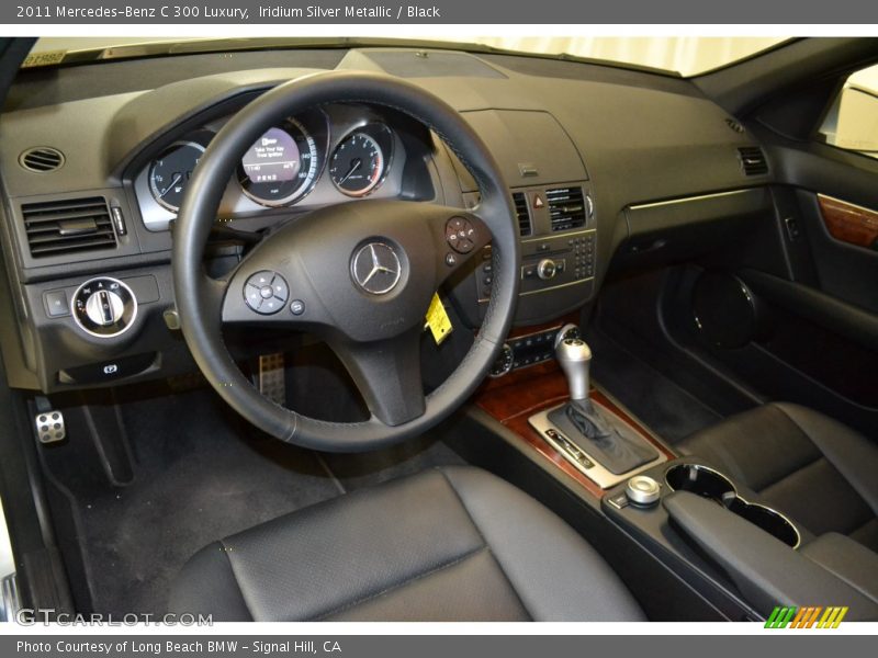Iridium Silver Metallic / Black 2011 Mercedes-Benz C 300 Luxury