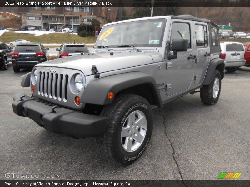 Billet Silver Metallic / Black 2013 Jeep Wrangler Sport 4x4