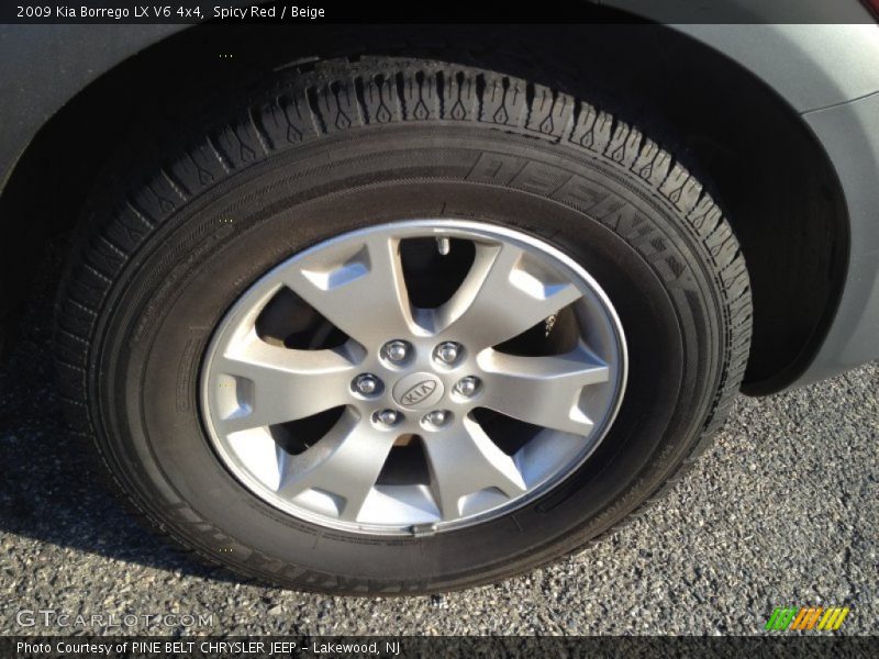 Spicy Red / Beige 2009 Kia Borrego LX V6 4x4