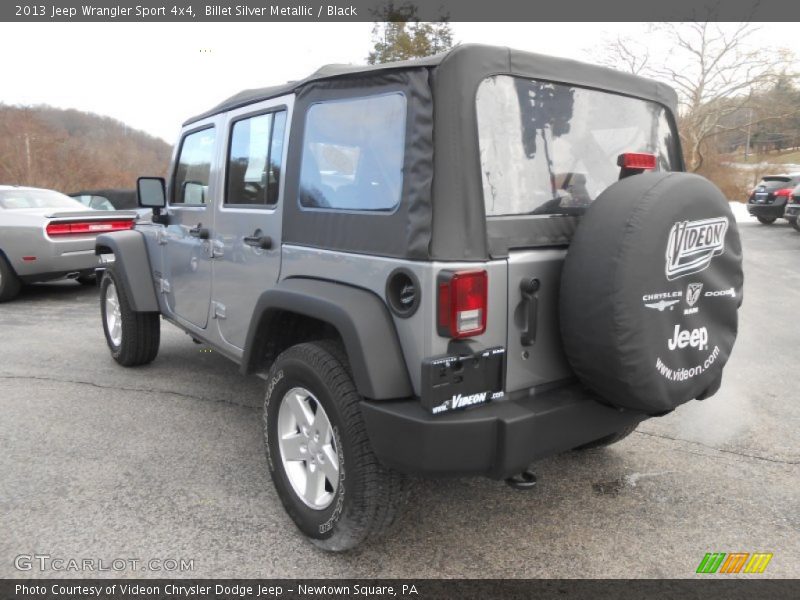 Billet Silver Metallic / Black 2013 Jeep Wrangler Sport 4x4
