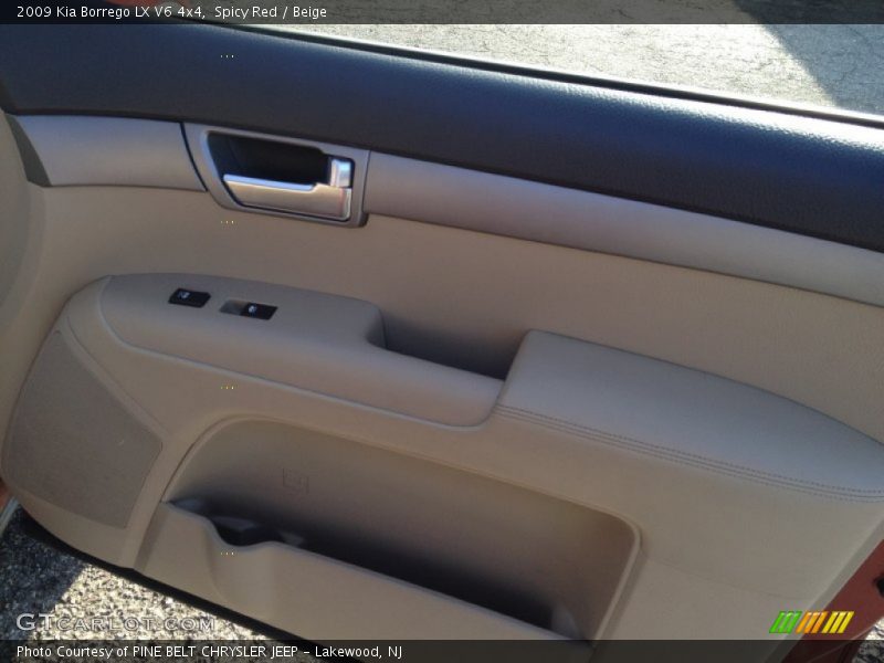 Spicy Red / Beige 2009 Kia Borrego LX V6 4x4