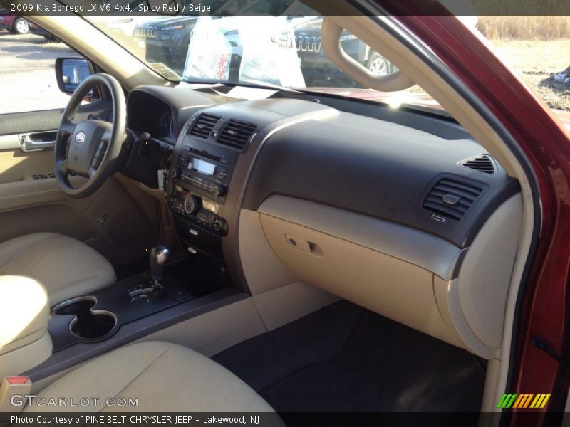 Spicy Red / Beige 2009 Kia Borrego LX V6 4x4