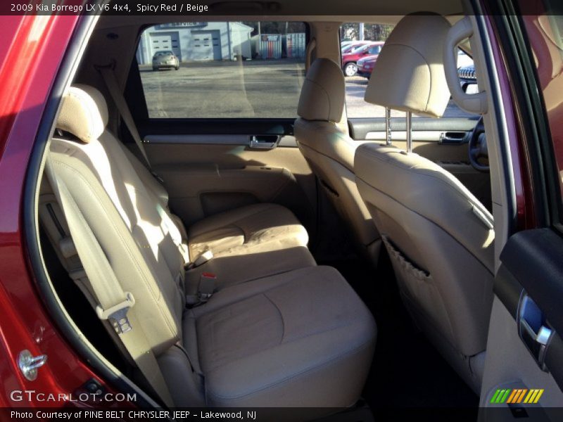 Spicy Red / Beige 2009 Kia Borrego LX V6 4x4