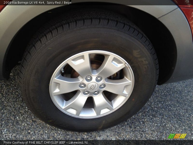 Spicy Red / Beige 2009 Kia Borrego LX V6 4x4