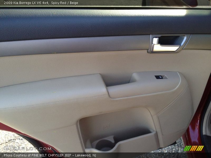 Spicy Red / Beige 2009 Kia Borrego LX V6 4x4