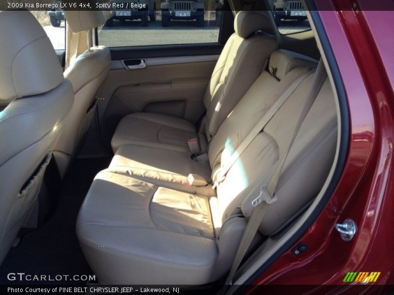 Spicy Red / Beige 2009 Kia Borrego LX V6 4x4