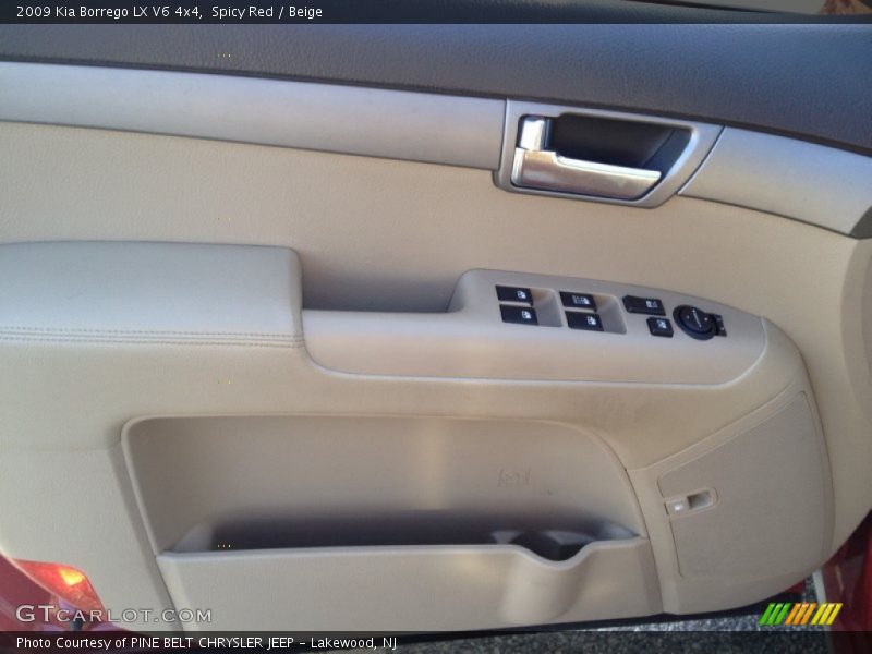 Spicy Red / Beige 2009 Kia Borrego LX V6 4x4