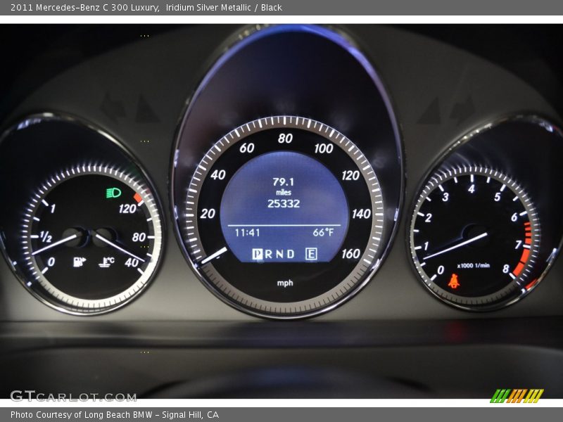 Iridium Silver Metallic / Black 2011 Mercedes-Benz C 300 Luxury