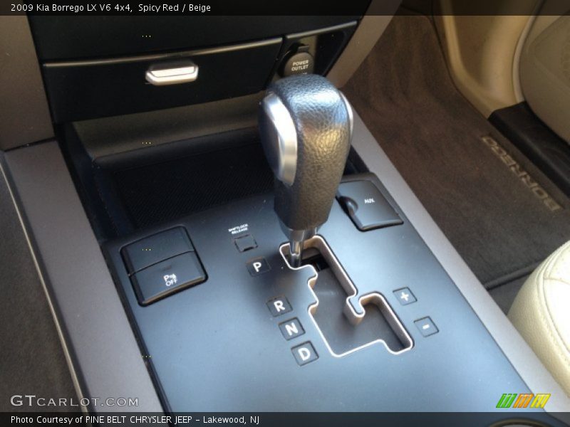 Spicy Red / Beige 2009 Kia Borrego LX V6 4x4