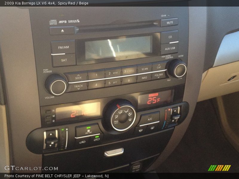 Spicy Red / Beige 2009 Kia Borrego LX V6 4x4