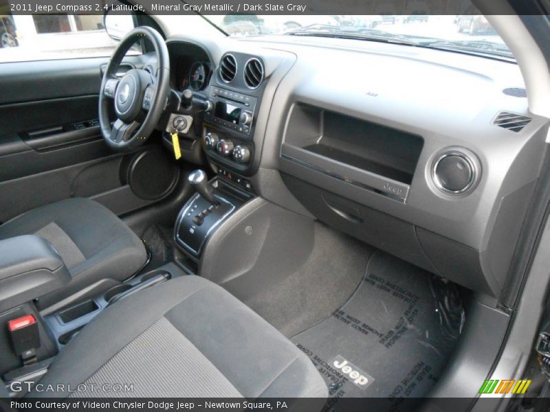 Mineral Gray Metallic / Dark Slate Gray 2011 Jeep Compass 2.4 Latitude