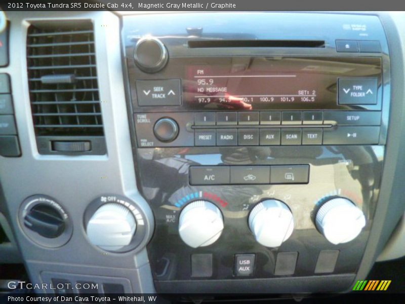 Magnetic Gray Metallic / Graphite 2012 Toyota Tundra SR5 Double Cab 4x4
