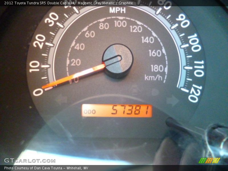 Magnetic Gray Metallic / Graphite 2012 Toyota Tundra SR5 Double Cab 4x4