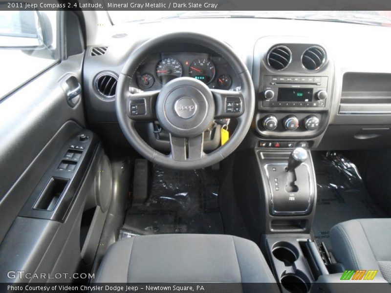 Mineral Gray Metallic / Dark Slate Gray 2011 Jeep Compass 2.4 Latitude