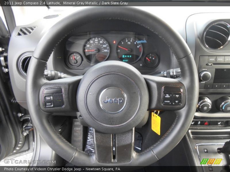 Mineral Gray Metallic / Dark Slate Gray 2011 Jeep Compass 2.4 Latitude
