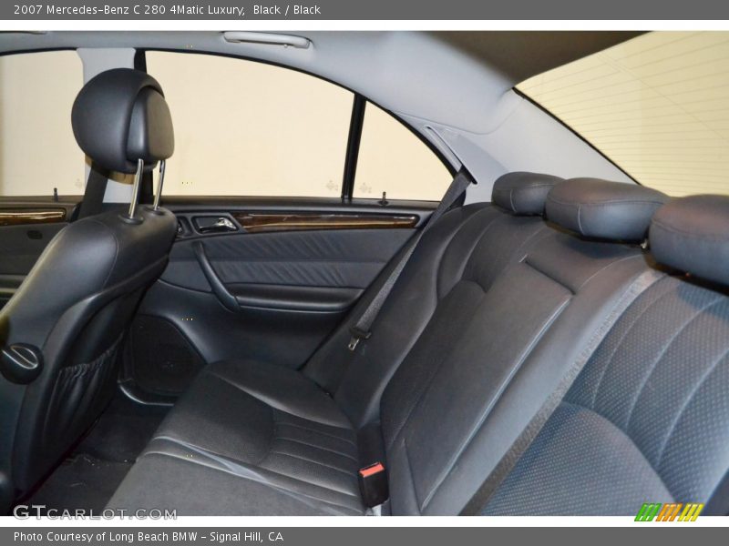 Black / Black 2007 Mercedes-Benz C 280 4Matic Luxury