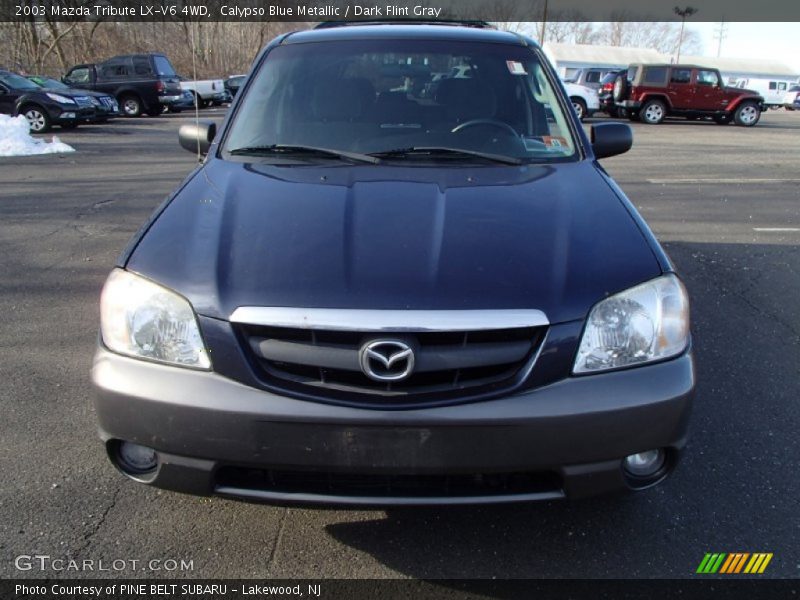 Calypso Blue Metallic / Dark Flint Gray 2003 Mazda Tribute LX-V6 4WD