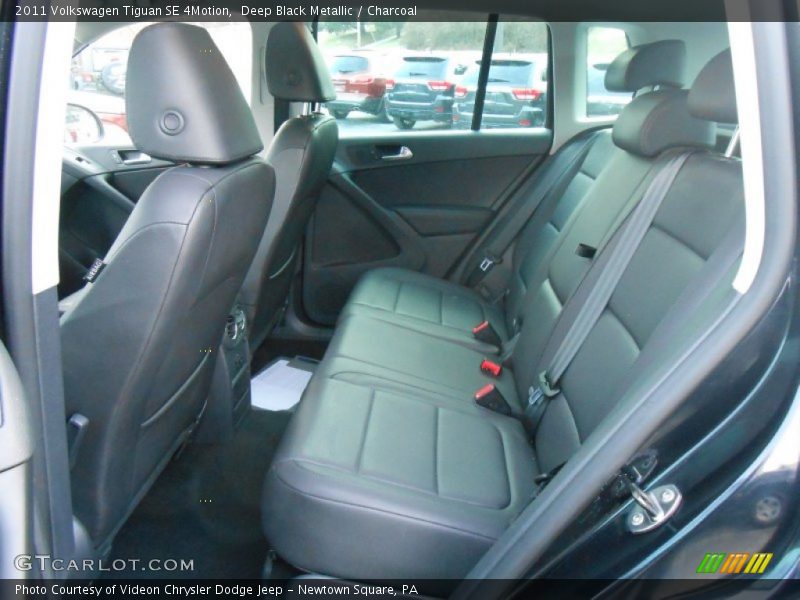 Deep Black Metallic / Charcoal 2011 Volkswagen Tiguan SE 4Motion