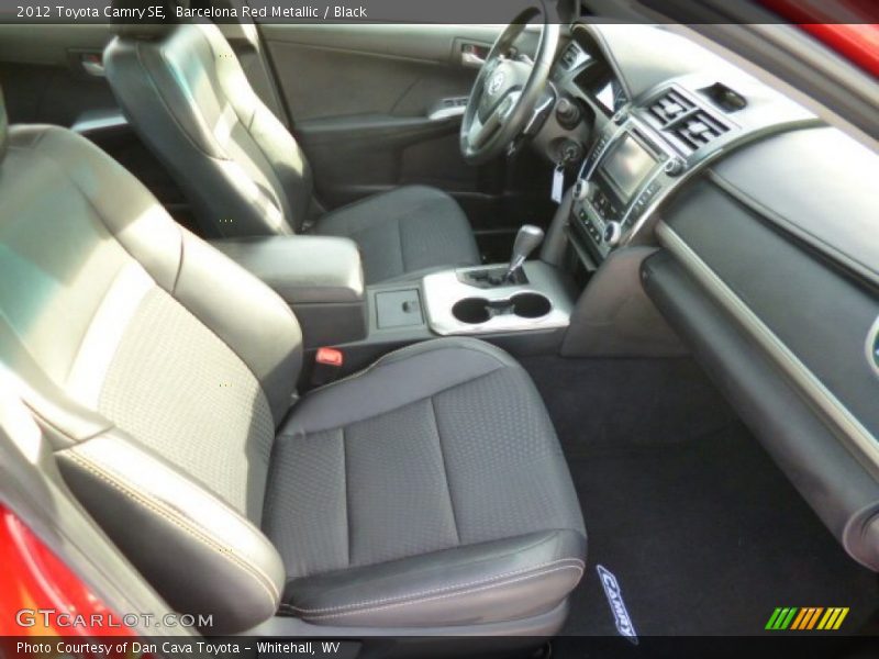 Barcelona Red Metallic / Black 2012 Toyota Camry SE
