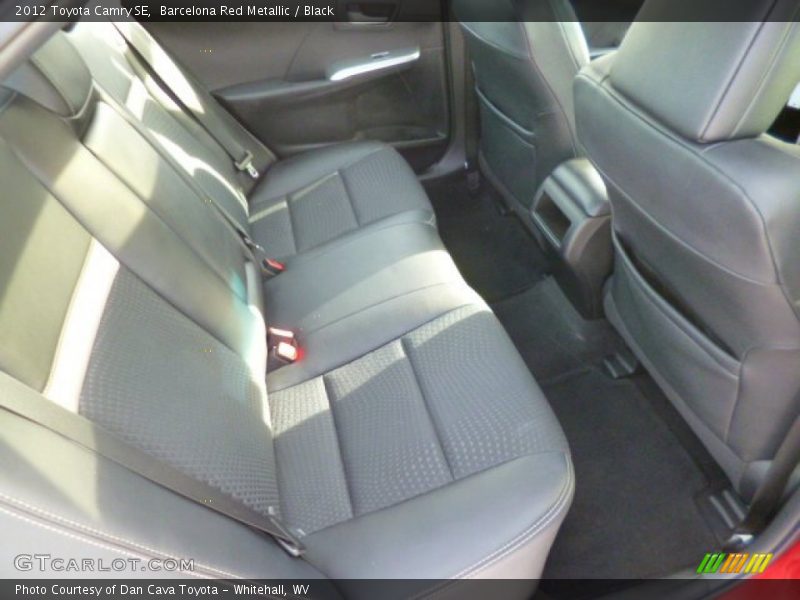 Barcelona Red Metallic / Black 2012 Toyota Camry SE