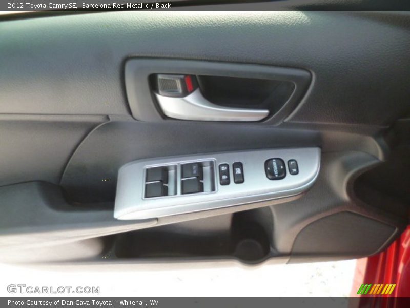 Barcelona Red Metallic / Black 2012 Toyota Camry SE