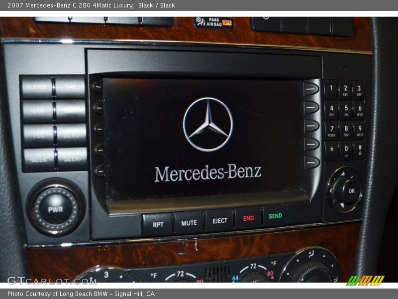 Black / Black 2007 Mercedes-Benz C 280 4Matic Luxury