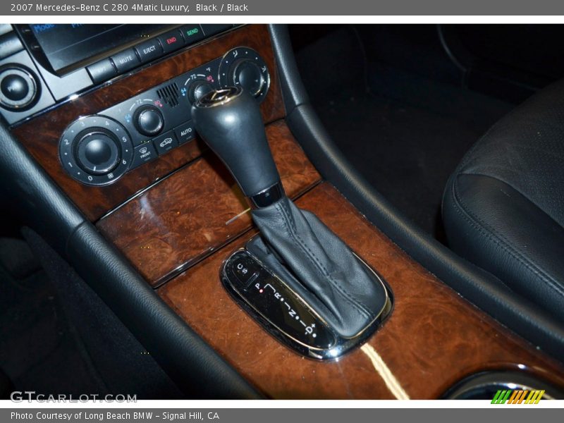 Black / Black 2007 Mercedes-Benz C 280 4Matic Luxury