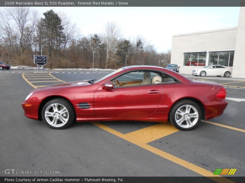  2006 SL 500 Roadster Firemist Red Metallic